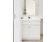 Bright bathroom with updated fixtures and vanity at 9369 Longs Peak Dr, Commerce City, CO 80640