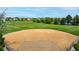 Aerial view of the community baseball field at 3940 Malaya St, Denver, CO 80249