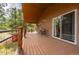 Relaxing outdoor deck with mountain views perfect for enjoying the outdoors at 459 Virginia Ave, Palmer Lake, CO 80133