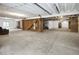 This unfinished basement presents a blank canvas for customization and future expansion at 5128 Preserve Pl, Firestone, CO 80504