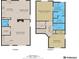 Floor plan showing the layout of the home's two floors at 553 Hanging Rock Pl, Castle Rock, CO 80108