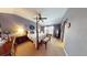 Spacious main bedroom suite with vaulted ceilings, a ceiling fan, and comfortable furnishings at 553 Hanging Rock Pl, Castle Rock, CO 80108