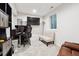Basement with a workstation and lounge area at 5708 E 10Th Ave, Denver, CO 80220