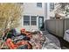 Outdoor patio area with seating and paving stones for outdoor relaxing at 5708 E 10Th Ave, Denver, CO 80220