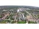 Aerial view of neighborhood featuring residential buildings, commercial centers, roads and mature trees at 5870 Nelson Ct, Arvada, CO 80004