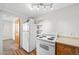 Functional kitchen with white appliances and a practical layout at 336 N Grant St # 302, Denver, CO 80203