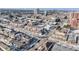 Stunning aerial view of neighborhood with variety of architectural styles and beautiful city views at 111 S Monroe St # B203, Denver, CO 80209
