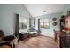 Inviting bedroom with vaulted ceilings and large windows at 3600 S Pierce St # 1-207, Denver, CO 80235