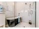 Stylish bathroom with a soaking tub and a frameless glass shower at 8 S Colorado Blvd, Denver, CO 80246