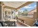 Relaxing balcony offering a view of the community and furnished with seating and grill at 4730 Copeland Cir # 203, Highlands Ranch, CO 80126