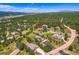 A landscape view of the neighborhood with views of mountains and trees at 18680 Knollwood Blvd, Monument, CO 80132