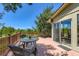 Outdoor deck area with patio seating and scenic mountain views at 18680 Knollwood Blvd, Monument, CO 80132