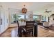Dining room with a view and open concept living space at 18680 Knollwood Blvd, Monument, CO 80132