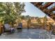 Relaxing deck with seating area, offering views of the surrounding community at 3448 Ghost Dance Dr, Castle Rock, CO 80108