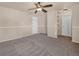 Spacious bedroom with neutral carpet and paint, offering a blank canvas for personalization at 4643 S Vivian Ct, Morrison, CO 80465