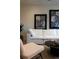 Contemporary living room showcasing modern decor, a comfortable couch, and striking wall art at 1815 N Williams St, Denver, CO 80218