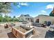 Spacious backyard with raised garden beds ready for planting at 1775 Longbranch St, Strasburg, CO 80136