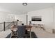 Open loft area with custom desk, baskets, and carpet at 11103 Cloud Shadow St, Littleton, CO 80125