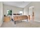 Bedroom with neutral carpeting and two large windows providing abundant natural light at 177 W 8Th Ave, Byers, CO 80103
