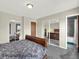 Spacious main bedroom features closet, neutral paint and private bath at 1565 S Helena Cir, Aurora, CO 80017