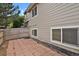 Backyard patio featuring brick pavers and wood fencing around the perimeter at 1276 S Zeno Cir # A, Aurora, CO 80017