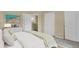 Well-lit bedroom with closet space, neutral walls, and soft textures at 1276 S Zeno Cir # A, Aurora, CO 80017