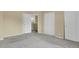 Empty bedroom with closet space and neutral walls at 1276 S Zeno Cir # A, Aurora, CO 80017