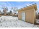 Functional backyard storage shed providing ample space for tools and equipment with easy access and design at 7250 W Vassar Ave, Lakewood, CO 80227