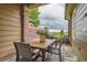 Inviting patio with outdoor dining set overlooking scenic views, perfect for entertaining and relaxing at 6410 Silver Mesa Dr # B, Highlands Ranch, CO 80130