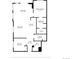 Detailed floor plan showcasing the layout, including living room, kitchen, bedrooms, and bathrooms with dimensions at 1560 Milwaukee St # 240, Denver, CO 80206