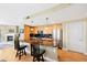 Kitchen featuring granite countertops and stainless-steel appliances, island with seating at 1560 Milwaukee St # 240, Denver, CO 80206