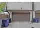 Two car garage with concrete floor and alley access at 1325 Jackson St, Denver, CO 80206
