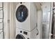 Stackable washer and dryer unit for space-saving efficiency in a utility area at 1325 Jackson St, Denver, CO 80206