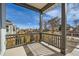 Covered back porch providing backyard views and privacy at 2750 E 102Nd Pl, Thornton, CO 80229