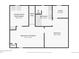 Basement floorplan showing the layout of finished and unfinished areas, laundry room, and bathroom at 11360 Irma Dr, Northglenn, CO 80233