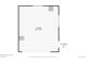 Floorplan of the detached garage showing the layout of the space and access point to the home at 11360 Irma Dr, Northglenn, CO 80233