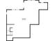 Basement floorplan with dimensions 34'9