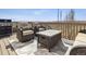 Outdoor deck features a gas grill and comfortable furniture, perfect for relaxing and entertaining guests at 11426 Box Turtle Ct, Parker, CO 80134