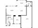 Detailed floor plan showcasing the layout of the home, including living areas, kitchen, and garage at 11426 Box Turtle Ct, Parker, CO 80134