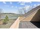 Enjoy serene views from this private patio, showcasing the surrounding landscape and open space at 1890 Bel Lago Vw, Monument, CO 80132