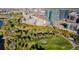 Stunning aerial view of the community nestled alongside green spaces and city skyline at 1700 Bassett St # 513, Denver, CO 80202