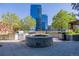 Outdoor fire pit and grill area offers a stylish space for entertaining and community gatherings at 1700 Bassett St # 513, Denver, CO 80202