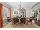 Elegant dining room with a large wooden table and chandelier at 2253 Imperial Ln, Superior, CO 80027