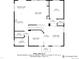 Floor plan of the second floor showing kitchen, living room, dining area, breakfast nook, laundry, and Gathering room at 8196 Wetherill Cir, Castle Pines, CO 80108