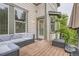 Inviting back deck with comfortable outdoor seating, perfect for relaxing or entertaining at 8317 Liverpool Cir, Littleton, CO 80125