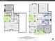 Detailed floor plan showcasing layout, room sizes, and features of a two-story home; four bedrooms and two decks at 5781 S Union Ter, Littleton, CO 80127