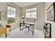 Bright home office with large windows, modern desk, and stylish decor at 5781 S Union Ter, Littleton, CO 80127