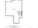 Unfinished basement floor plan showing layout and dimensions, with 1662 square feet at 4385 Oakes Mill Ct, Castle Rock, CO 80109