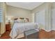 Spacious bedroom featuring a comfortable bed and ample closet space at 4385 Oakes Mill Ct, Castle Rock, CO 80109