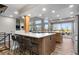 Modern kitchen with a large island, sleek countertops, and stainless steel appliances at 24005 High Meadow Dr, Golden, CO 80401